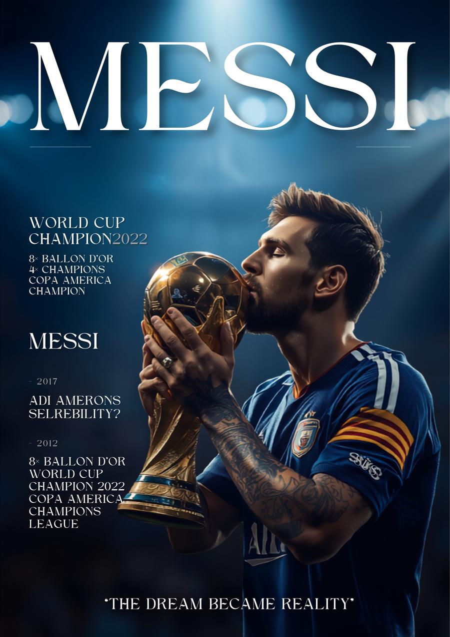 Messi — Magazine Cover