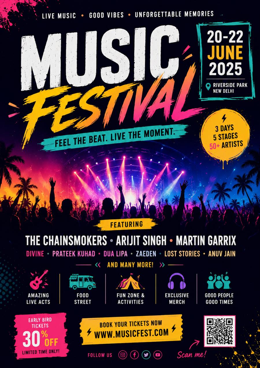 Music Festival — Event Poster