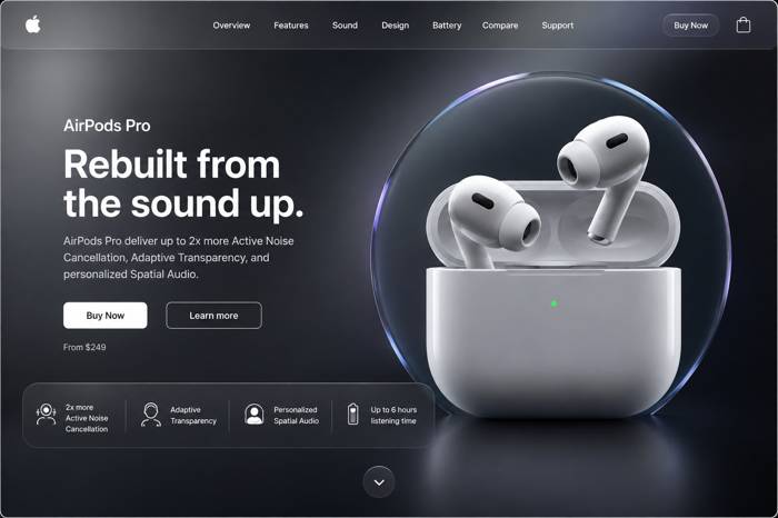 AirPods Pro Landing