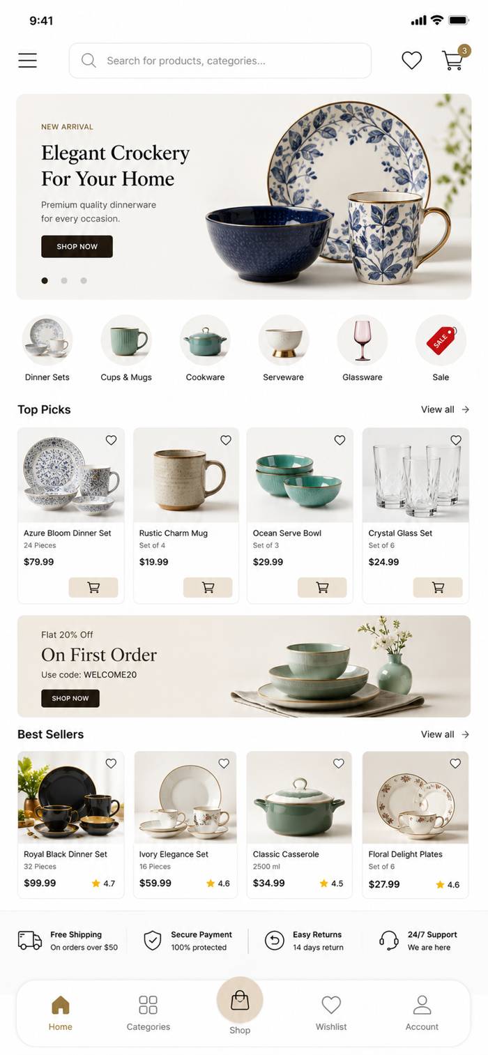 Crockery & Homeware Store